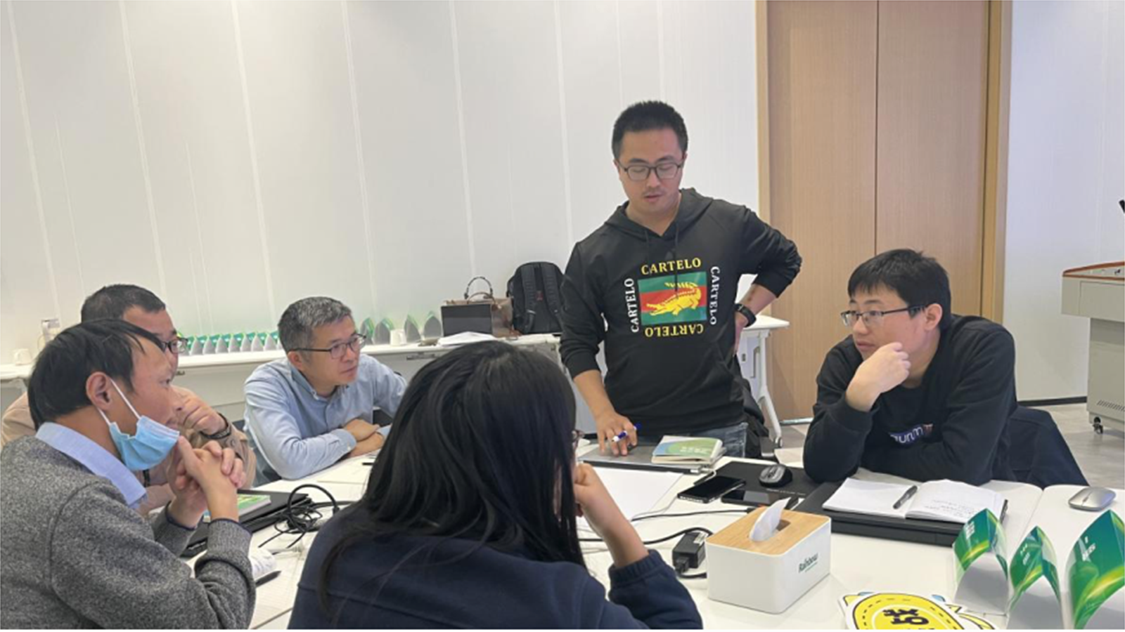 源目标客户小组现场梳理业务问题