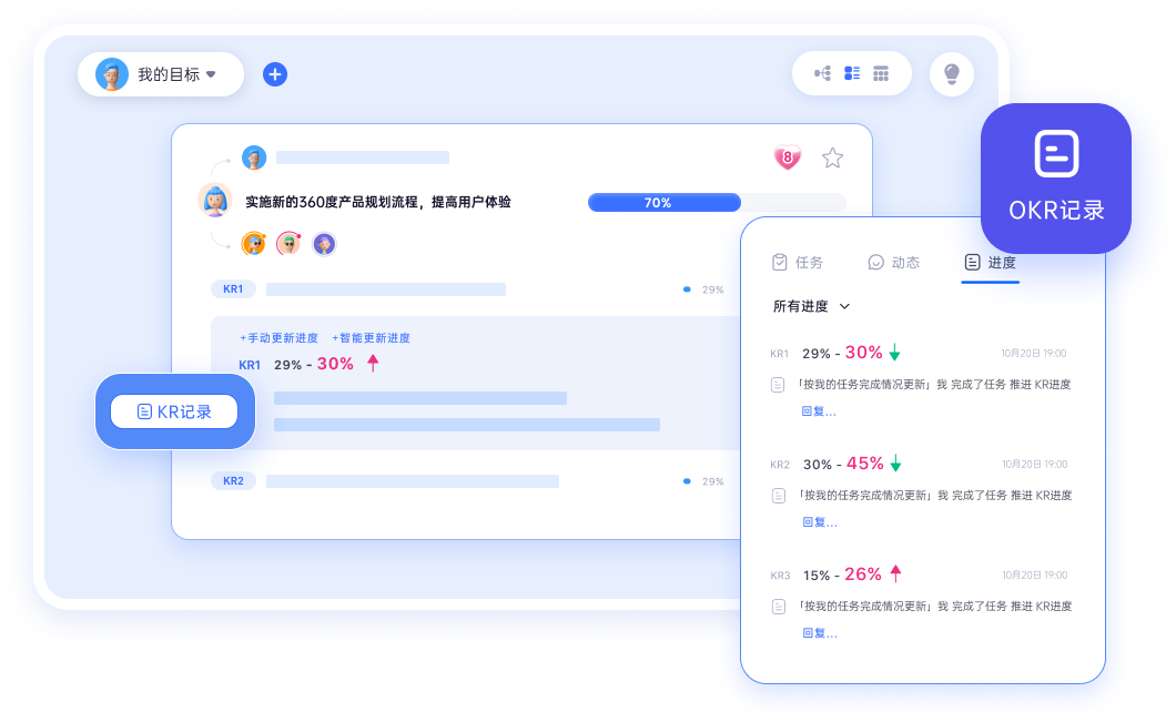 任务进度追踪界面